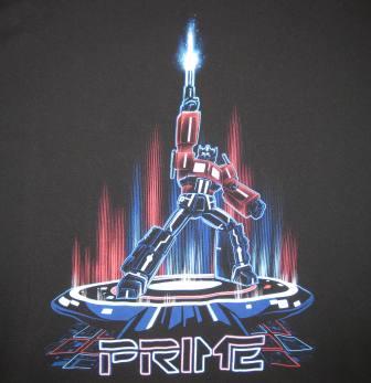 Prime (Black) (Optimus Prime Transformers) - L Shirt